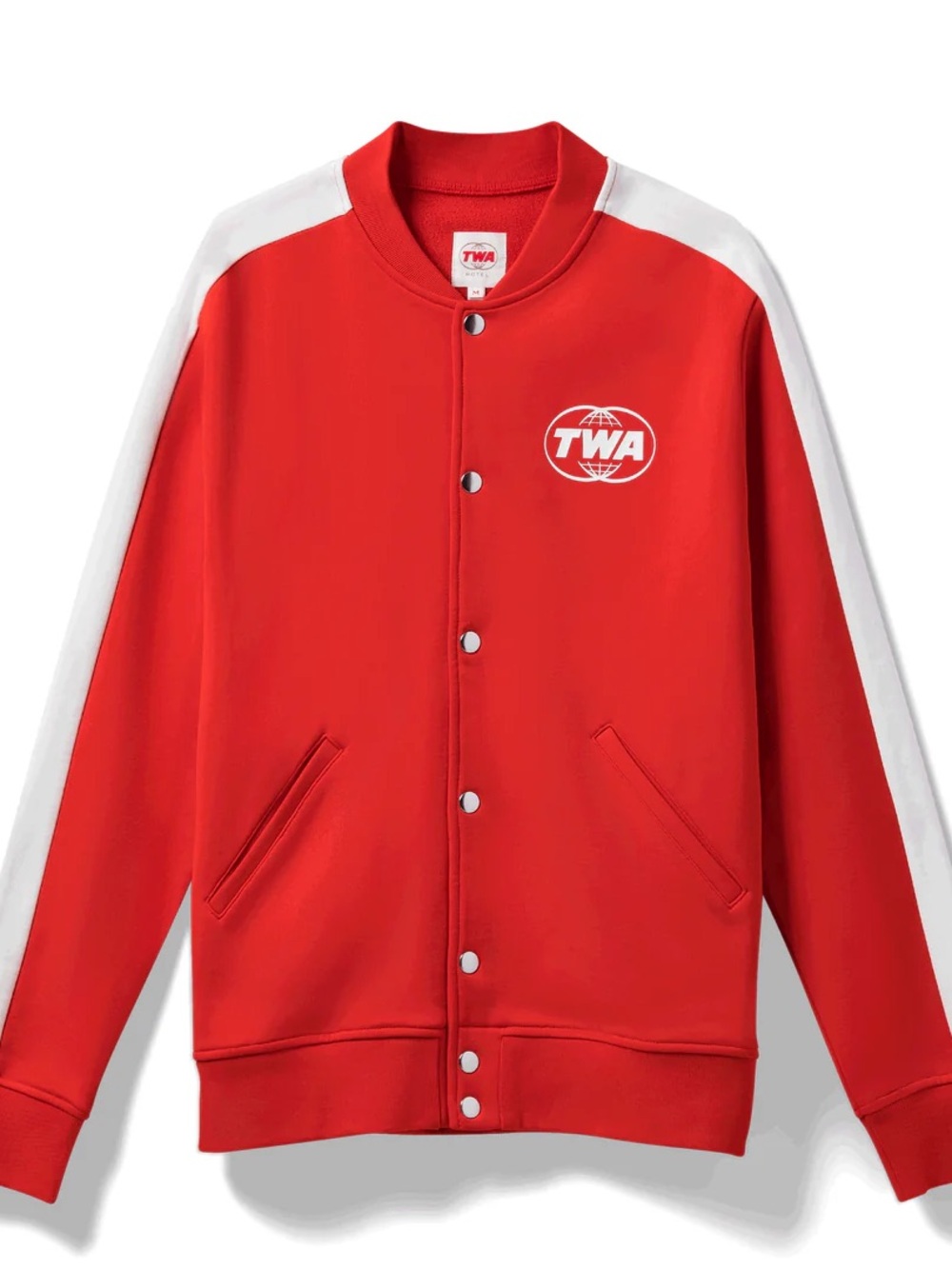 TWA Retro Red and White Track Jacket